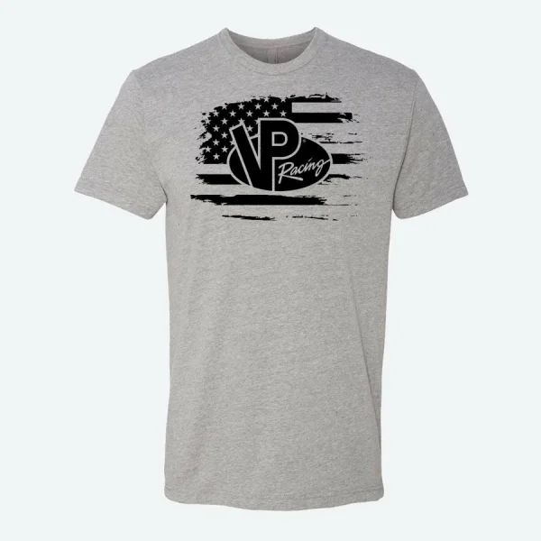 VP Racing Racing Across America Heather Gray T-Shirt — Medium / Gray