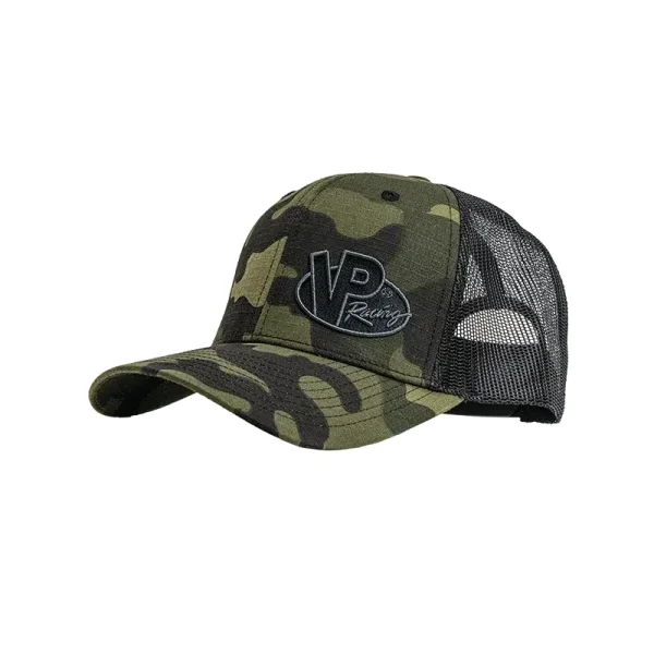 VP Racing Midnight Trucker Cap Multi Camo — One/Size / Black