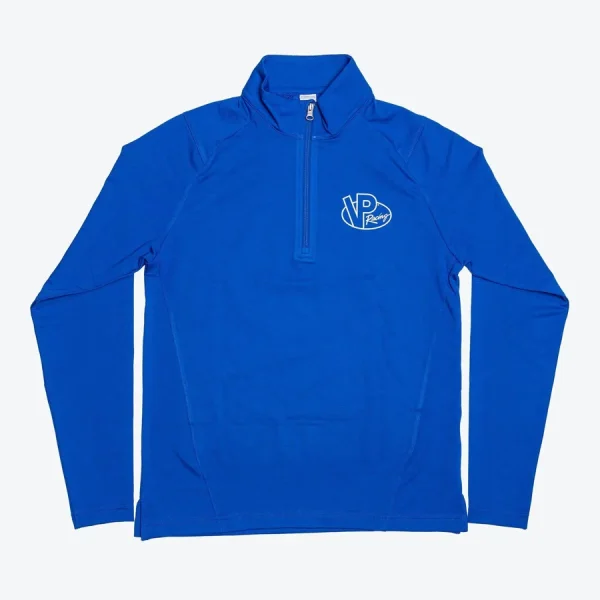 VP Racing 1/4 Zip Checkered Speedster Pullover — ROYAL / X-SMALL